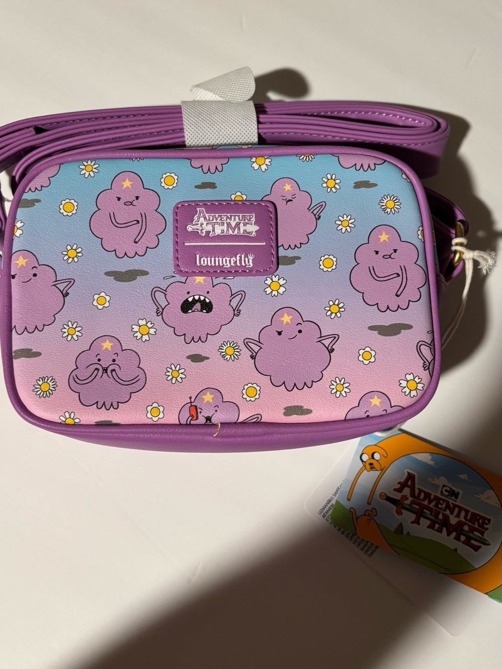 Loungefly Kids Purple Lavender Gradient Lumpy Space Princess Crossbody Bag